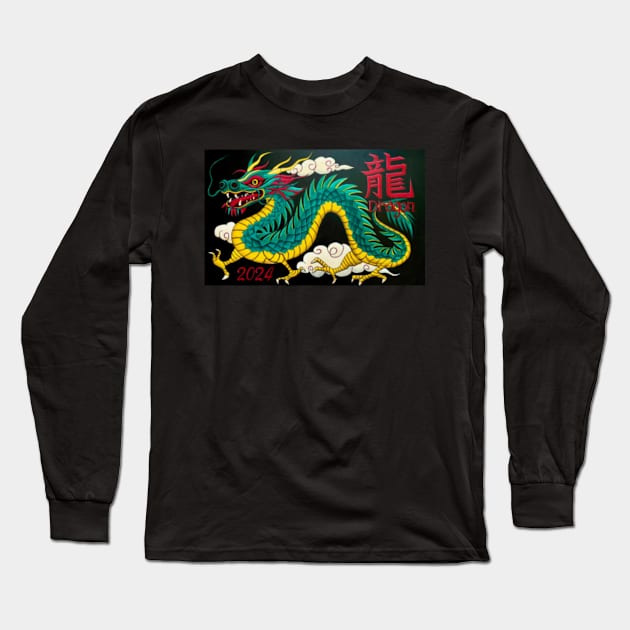 Year of the Dragon Long Sleeve T-Shirt by EdiMatsumoto